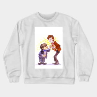 Doctor who 2 meets 11 Crewneck Sweatshirt